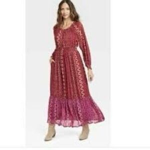 Knox Rose Women’s XL Magenta maxi Dress